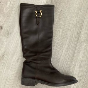 Salvatore Ferragamo Fersea Gancini Boot US 7.5 W